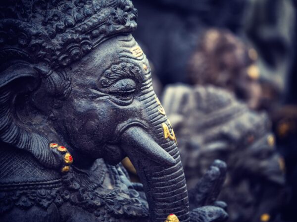 A statue of ganesha