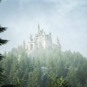 a castle in the forest